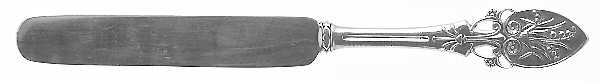 Lily (Sterling, 1870, Monograms) Tea Knife Solid Piece