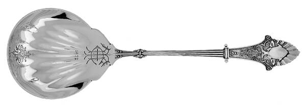 Louis XIV (Sterling, 1870) Solid Salad Serving Spoon