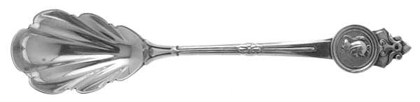 Medallion (Sterling, 1864) Sugar Shell Spoon