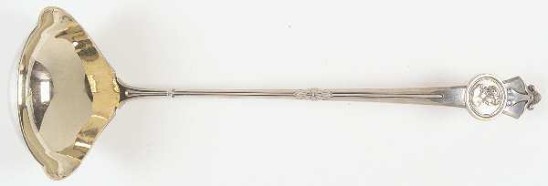 Medallion (Sterling, 1864) Small Punch Ladle, Solid Piece