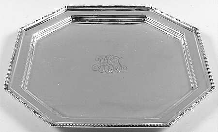 A3280 (Sterling, Hollowware) 14" Octagonal Tray