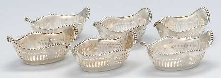 A4775 (Sterling, Hollowware) Set of 6 Nut Dish