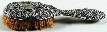 Repousse Chased (Sterilng, Hollowware) Hair Brush