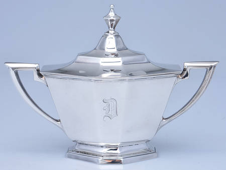 9701 (Sterling, Hollowware) Sugar Bowl & Lid