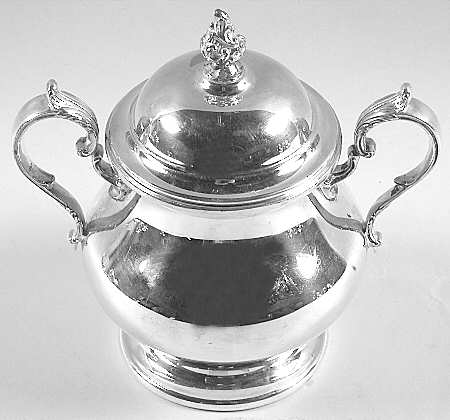 YC476 (Silverplate, Hollowware) Sugar Bowl & Lid