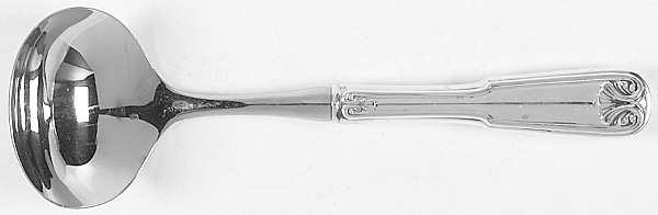 Gorham Sterling Shell (Sterling, "Gorham") Hollow Handle Gravy Ladle with Stainless Bowl