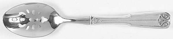 Gorham Sterling Shell (Sterling, "Gorham") Hollow Handle Pierced Tablespoon (Serving)