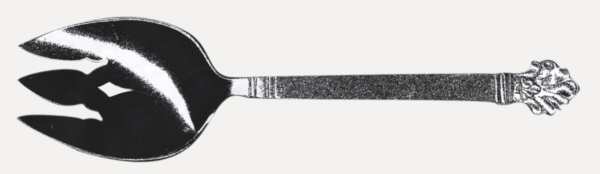 GS48 (STERLING) Solid Salad Serving Fork