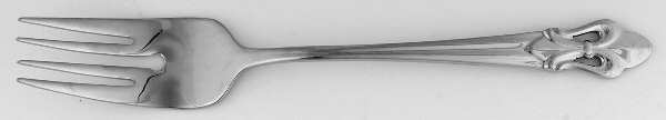 Fleur De Lis (Stainless) Individual Salad Fork
