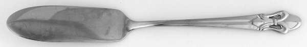 Fleur De Lis (Stainless) Flat Handle Butter Spreader