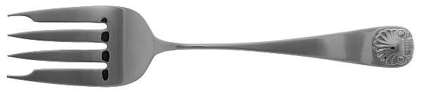Windsor Shell (Stainless) Medium Solid Cold Meat Serving Fork