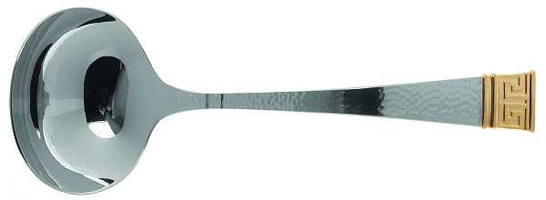 Dynasty (Stainless, Gold Accent) Solid Gravy Ladle