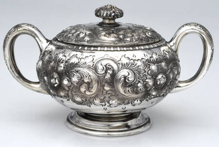 2350 (Sterling, Hollowware) Sugar Bowl & Lid
