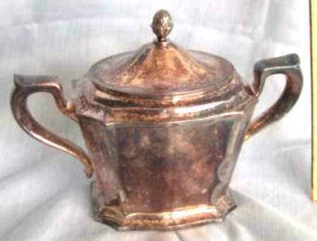 GS Y301 (Silverplate, Hollowware) Sugar Bowl & Lid