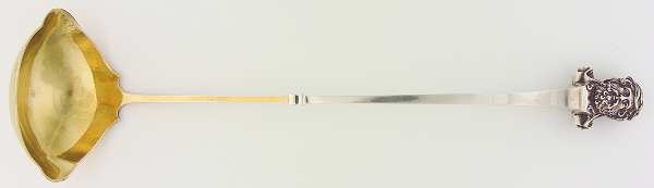 Bust (Coin) Small Punch Ladle, Solid Piece