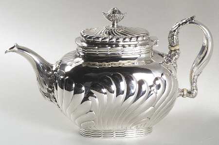 495C (Sterling, Hollowware) Teapot
