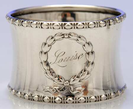Wreath (Sterling, Hollowware) Napkin Ring