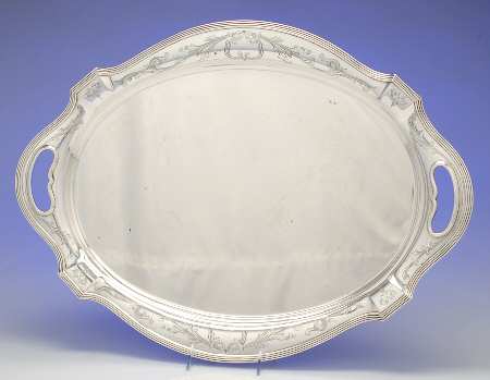 Plymouth-Engraved (2241-2) Large Waiter Tray