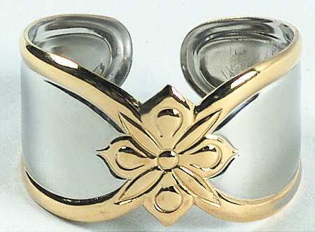 Golden Melon Bud (Stainless-Gold) Napkin Ring