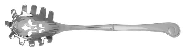 Sanibel Surf (Stainless, Glossy) Pasta Server with Stainless Bowl HC