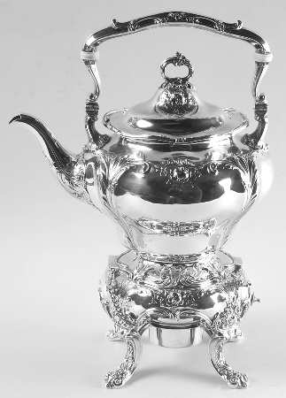 A160 (Sterling, Hollowware) Kettle, Stand & Burner