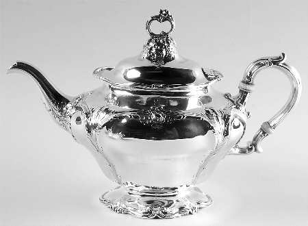 A160 (Sterling, Hollowware) Teapot