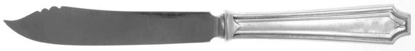 King Albert (Sterling, 1919, No Monograms) Individual Cheese Knife with Stainless Blade
