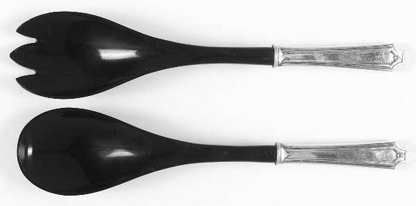 King Albert (Sterling, 1919, No Monograms) Plastic Bowl 2-Piece Salad Set