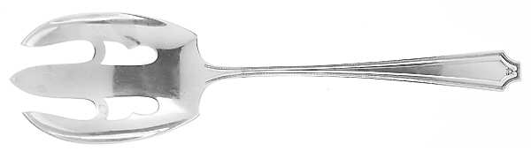 King Albert (Sterling, 1919, No Monograms) Solid Salad Serving Fork