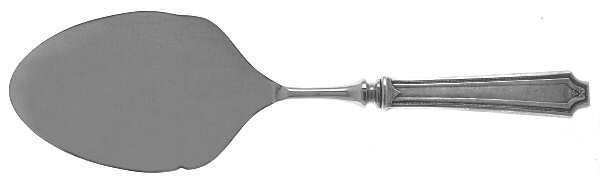 King Albert (Sterling, 1919, No Monograms) Pastry Server with Stainless Blade