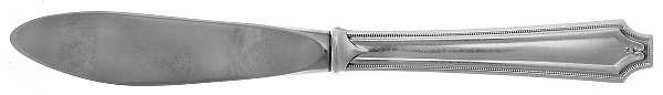 King Albert (Sterling, 1919, No Monograms) Hollow Handle Master Butter Knife
