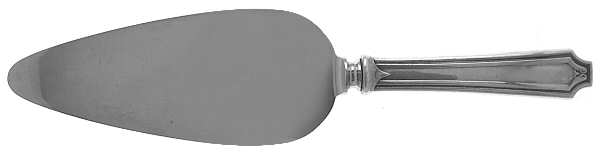 King Albert (Sterling, 1919, No Monograms) Pie Server with Stainless Blade