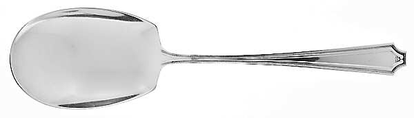 King Albert (Sterling, 1919, No Monograms) Solid Salad Serving Spoon