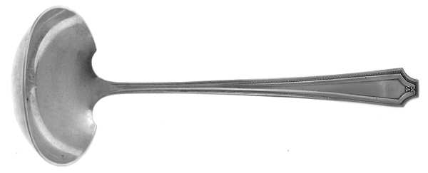 King Albert (Sterling, 1919, No Monograms) Solid Piece Cream Ladle