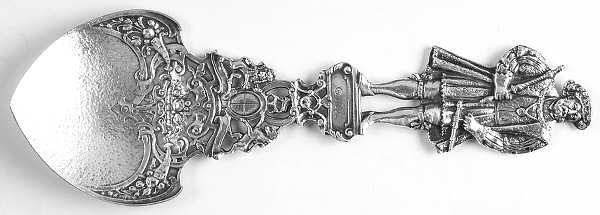 Henry VIII (Sterling) Vegetable Serving Spoon (Solid)