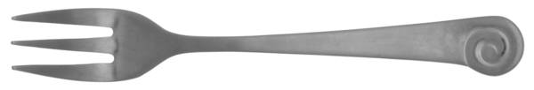 Ammonite-Satin (Stainless) Cocktail/Seafood Fork
