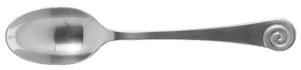 Ammonite-Satin (Stainless) Solid Serving Spoon