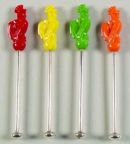 430 (Sterling, Hollowware) Martini Stirrer - Set of 4