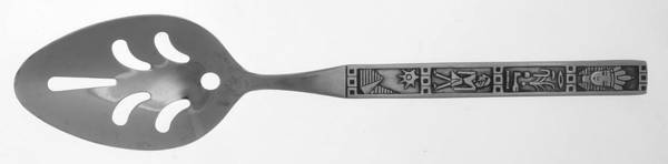 King Tut (Stainless) Pierced Tablespoon (Serving Spoon)
