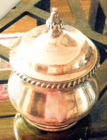 George III (Sterling, Hollowware) Sugar Bowl & Lid