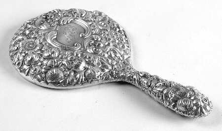 C370 (Sterling, Hollowware) Mirror with Handle