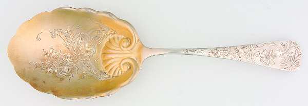 GS61(Sterling) Brightcut Solid Large Berry/Casserole Spoon