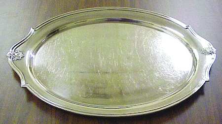 0991(Silverplate, Hollowware) Large Waiter Tray