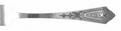 Pattern  A (Sterling, 1912, Monograms) by Gorham Silver