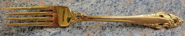 Golden Pierced Baroque (Gold Electroplate) by Gorham Silver