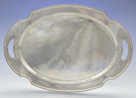 Pattern A (Sterling, Hollowware) Large Waiter Tray