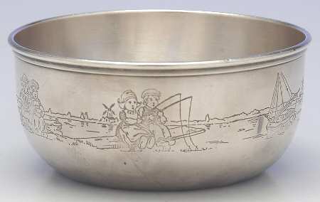 A12117-1 (Sterling, Hollowware) Child's Bowl