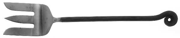 Treble Clef (Stainless) Solid Salad Serving Fork