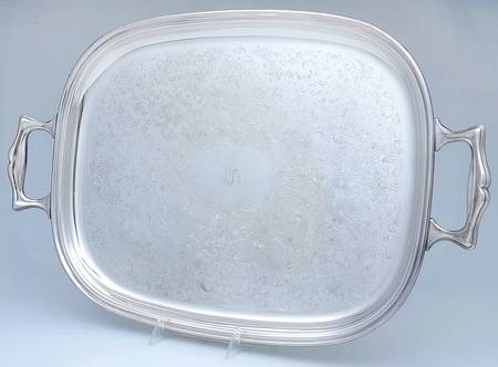 YB401 (Silverplate, Hollowware) 18" Waiter Tray