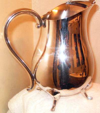 YB401 (Silverplate, Hollowware) Silverplate Water Pitcher